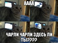 аааа чарли чарли здесь ли ты????