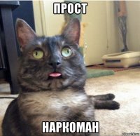 прост наркоман