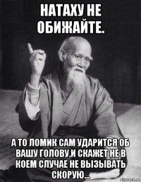 натаху не обижайте. а то ломик сам ударится об вашу голову,и скажет не в коем случае не вызывать скорую...