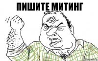 пишите митинг