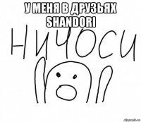 у меня в друзьях shandori 