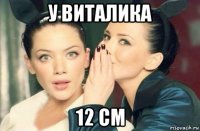 у виталика 12 см