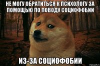 не могу обратиться к психологу за помощью по поводу социофобии из-за социофобии