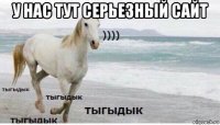 у нас тут серьезный сайт 