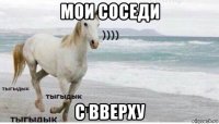 мои соседи с вверху