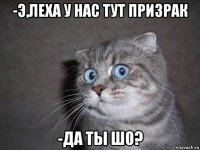 -э,леха у нас тут призрак -да ты шо?