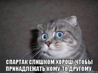  спартак слишком хорош, чтобы принадлежать кому-то другому.