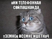 әни телефоннан сӨйлӘшкӘндӘ үземнең исемне ишеткәч