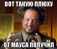 вот такую плюху от мауса получил