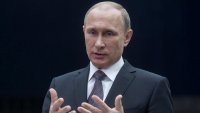 Создать мем Путин обращается