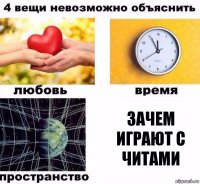 Зачем играют с читами