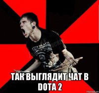  так выглядит чат в dota 2