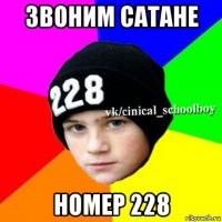 звоним сатане номер 228