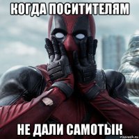 когда поситителям не дали самотык