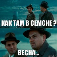 КАК ТАМ В СЕМСКЕ ? ВЕСНА...