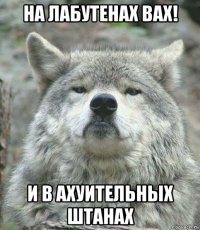 на лабутенах вах! и в ахуительных штанах