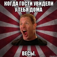 когда гости увидели у тебя дома весы.