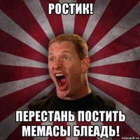 ростик! перестань постить мемасы блеадь!