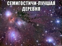 семигостичи-лучшая деревня 