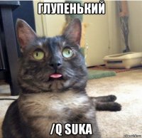 глупенький /q suka