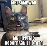 мы sampwar мы крутые косоглазые котятя