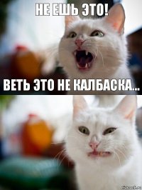 Не ешь это! Веть это не калбаска...