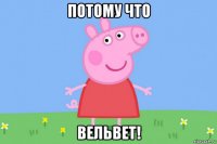 потому что вельвет!