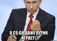  в cs:go даже путин играет!