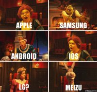 Apple samsung android iOS LG? MEIZU