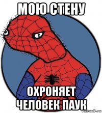 мою стену охроняет человек паук