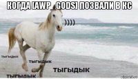 когда [awp_gods] позвали в кс 