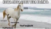 когда люба зовет тебя выпить 