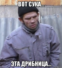 вот сука... эта дрибница...