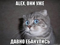 alex, они уже давно ебанулись