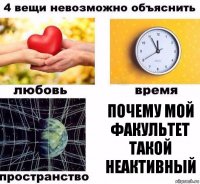 почему мой факультет такой неактивный