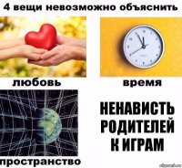 ненависть родителей к играм