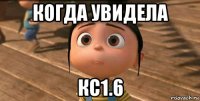 когда увидела кс1.6