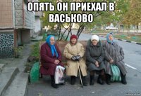 опять он приехал в васьково 