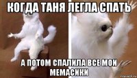 когда таня легла спать а потом спалила все мои мемасики