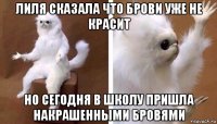 лиля сказала что брови уже не красит но сегодня в школу пришла накрашенными бровями