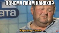 почему лайм какаха? 