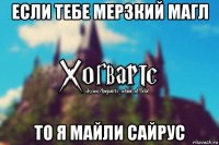 если тебе мерзкий магл то я майли сайрус