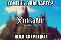 хочешь в хогвартс? жди хагреда))