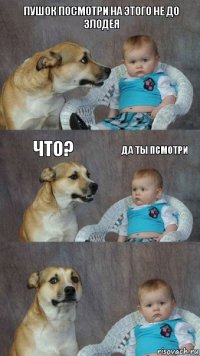 пушок посмотри на этого не до злодея что? да ты псмотри