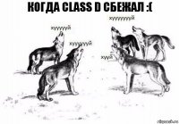 Когда CLASS D сбежал :(