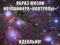 образ жизни ноулайфера+ноотропы= идеально!