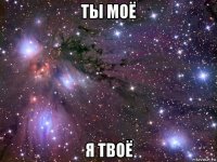 ты моё я твоё