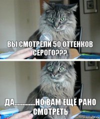 Вы смотрели 50 оттенков серого??? Да.............Но вам ещё рано смотреть