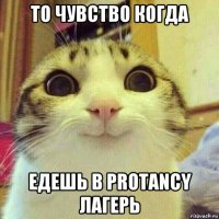 то чувство когда едешь в protancy лагерь