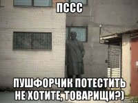 пссс пушфорчик потестить не хотите, товарищи?)